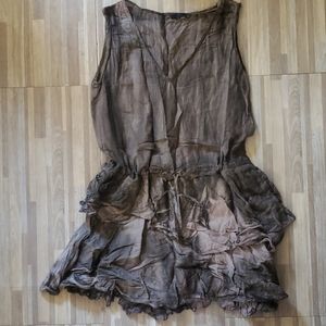 Apu Layered Tie Dye Swimsuit Cover/Dress